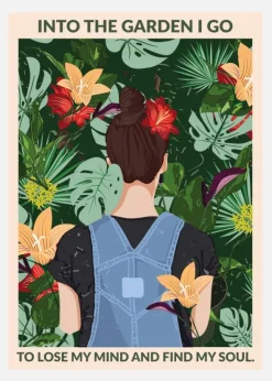 Into The Garden Standard Wall Art Canvastavla (30x40 cm)
