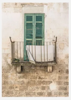 Italian Facade Canvastavla (30x40 cm)