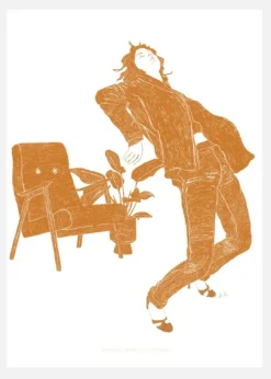 Jlr Dancing6 Copy Canvastavla (30x40 cm)
