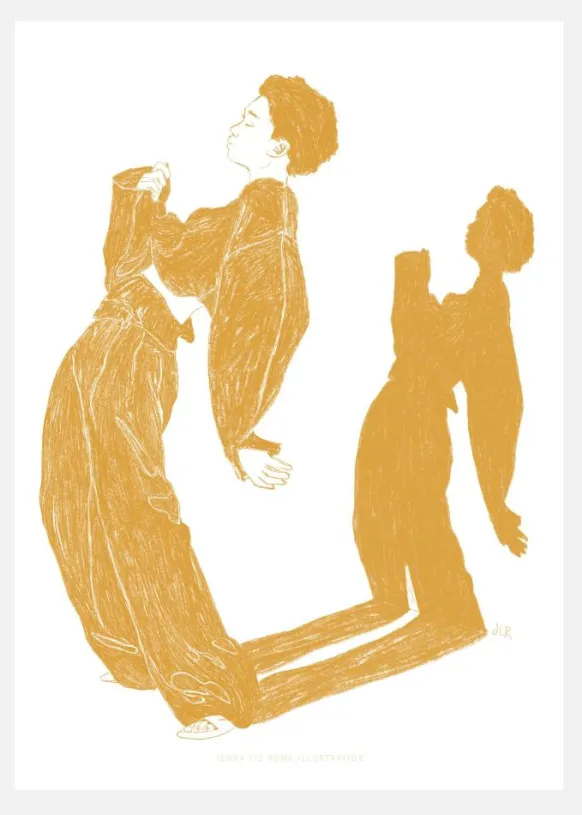 Jlr Dancing5 Copy Canvastavla (30x40 cm)