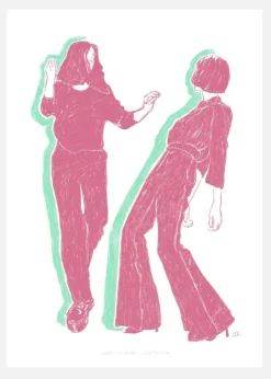 Jlr Dancing3 Copy Canvastavla (30x40 cm)