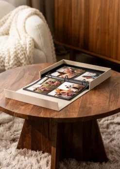 KAILA BEST DAY EVER Creme - Coffee Table Photo Album (60 Svarta Sidor / 30 Blad)