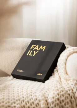 KAILA FAMILY Black - Coffee Table Photo Album (60 Svarta Sidor / 30 Blad)