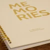 KAILA Fotoalbum XXL Memories Cream - 40x40 cm (40 Vita sidor / 20 blad)