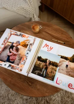 KAILA Fotoalbum XXL Memories Cream - 40x40 cm (40 Vita sidor / 20 blad)