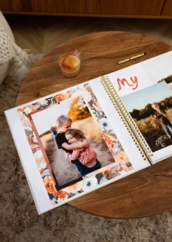 KAILA Fotoalbum XXL Memories Cream - 40x40 cm (40 Vita sidor / 20 blad)