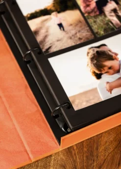 KAILA JE T'AIME - Coffee Table Photo Album (60 Svarta Sidor / 30 Blad)