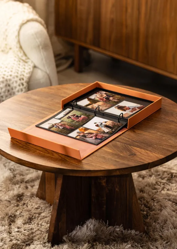 KAILA JE T'AIME - Coffee Table Photo Album (60 Svarta Sidor / 30 Blad)