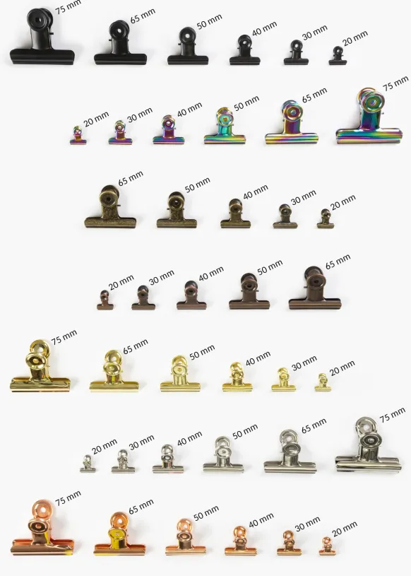 KAILA Poster Clip Black 40 mm - 4-p