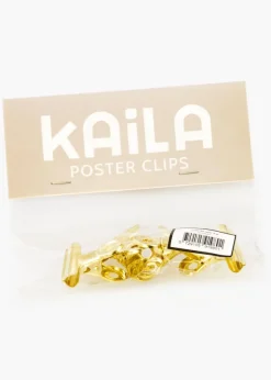 KAILA Poster Clip Gold 30 mm - 4-p