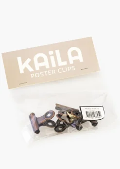 KAILA Poster Clip Retro Brass 30 mm - 4-p