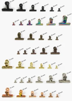 KAILA Poster Clip Silver 65 mm - 2-p