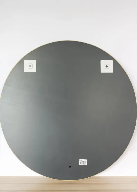 KAILA Round Mirror - Thin Brass 100 cm Ø