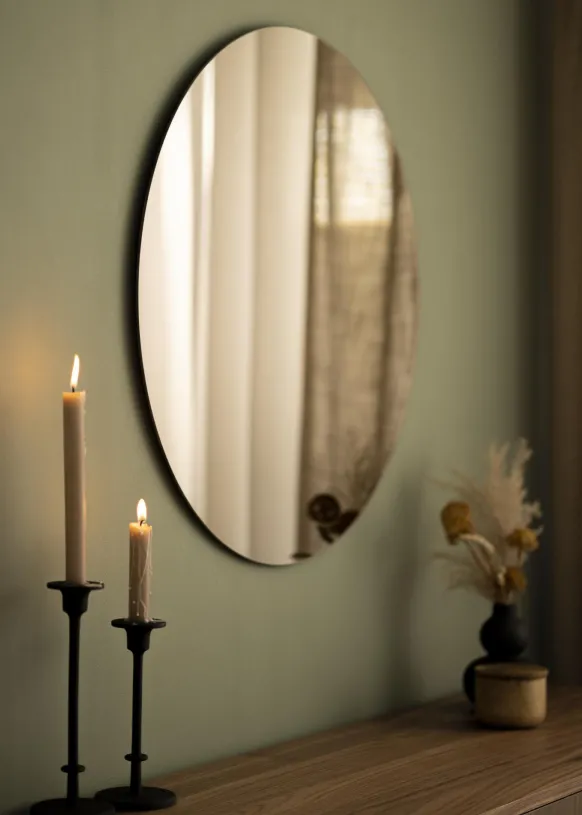 KAILA Rund Spegel Dark Bronze 70 cm Ø