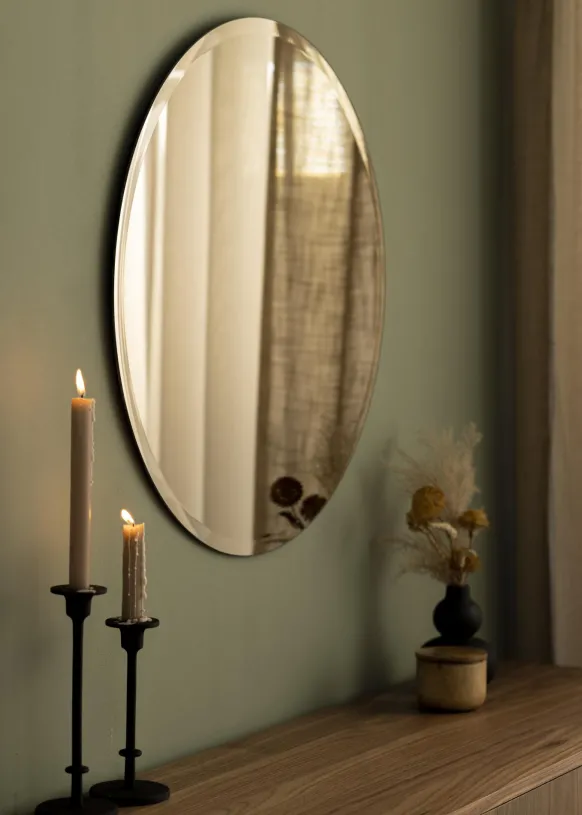 KAILA Rund Spegel Dark Bronze Deluxe 70 cm Ø