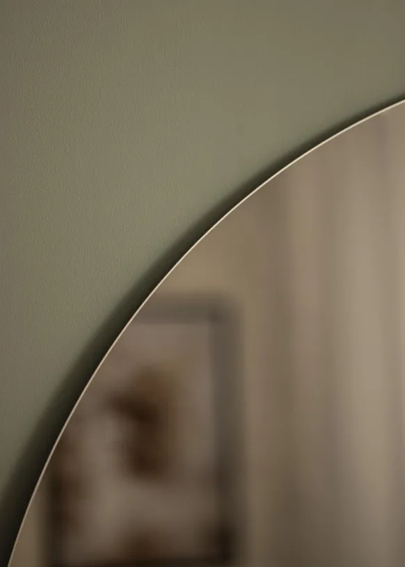 KAILA Rund Spegel Dark Bronze 110 cm Ø