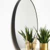 KAILA Rund Spegel Edge Black 100 cm Ø
