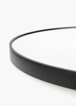 KAILA Rund Spegel Edge Black 100 cm Ø