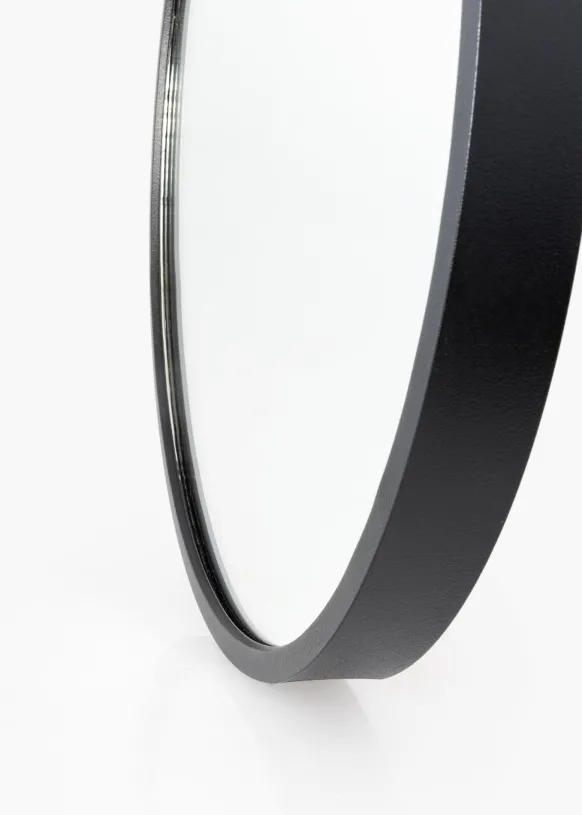 KAILA Rund Spegel Edge Black 100 cm Ø