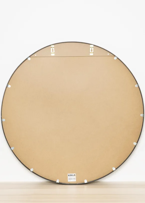 KAILA Rund Spegel Edge Black 100 cm Ø