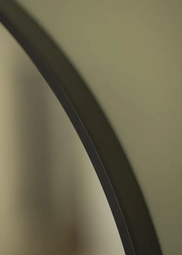 KAILA Rund Spegel Edge Black 70 cm Ø