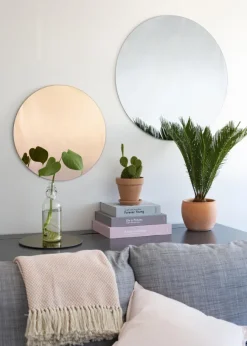 KAILA Rund Spegel Rose Gold 90 cm Ø