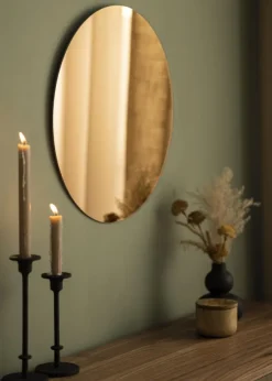 KAILA Rund Spegel Rose Gold 50 cm Ø