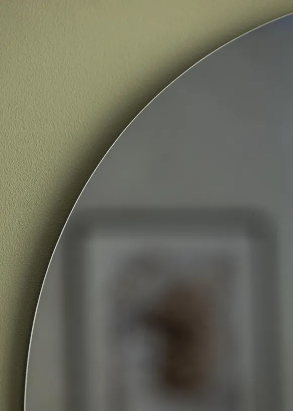 KAILA Rund Spegel Smoked Grey 60 cm Ø