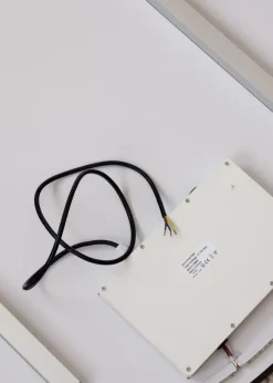 KAILA Spegel Circle LED Svart 80 cm Ø