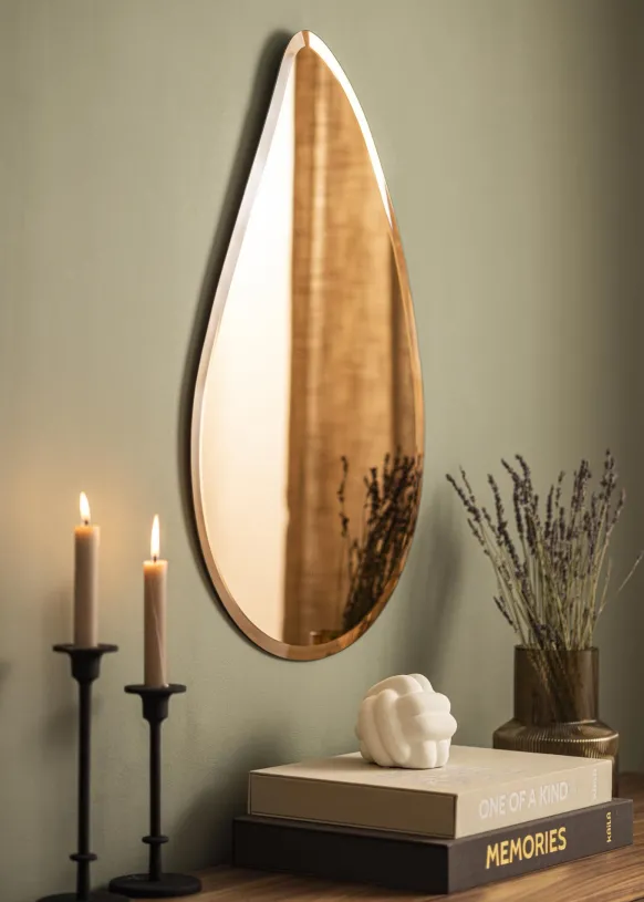 KAILA Spegel Deluxe Drop Rose Gold 45x70 cm