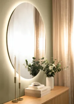 KAILA Spegel LED 110 cm Ø