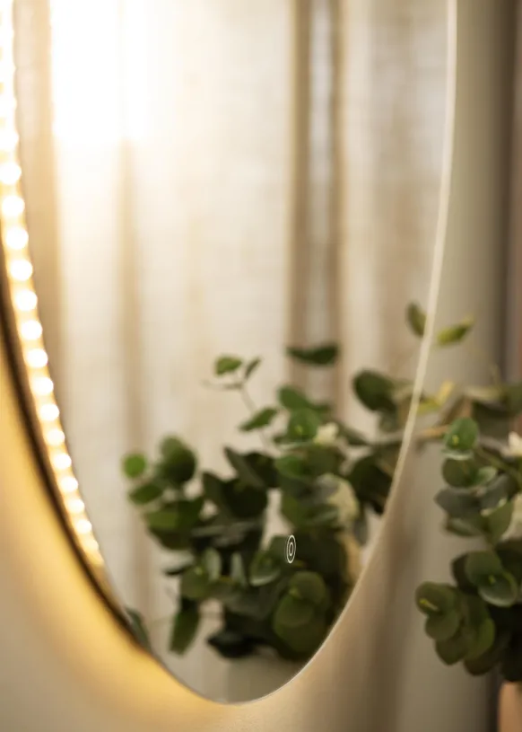 KAILA Spegel LED 90 cm Ø
