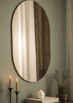 KAILA Spegel Oval Dark Bronze 70x100 cm