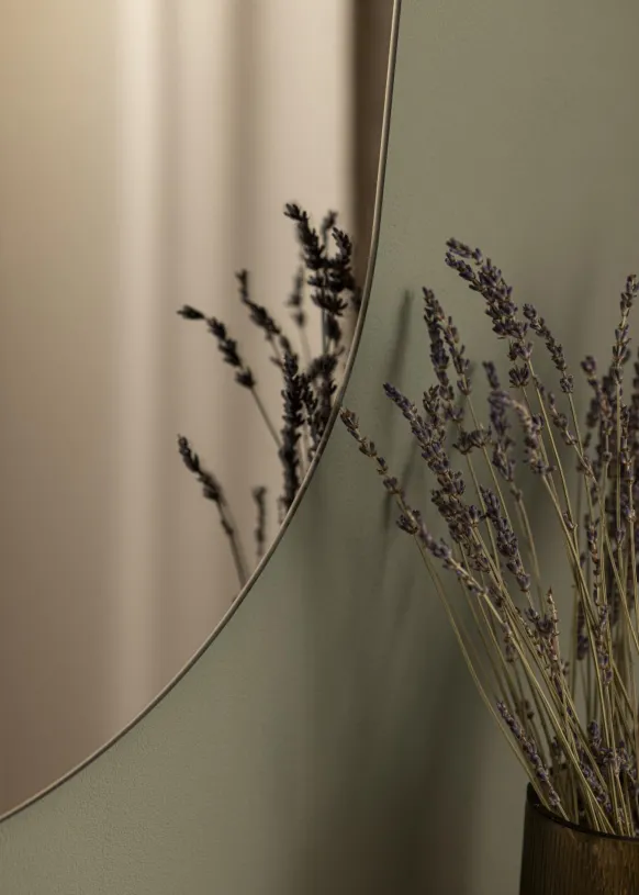 KAILA Spegel Oval Dark Bronze 50x70 cm