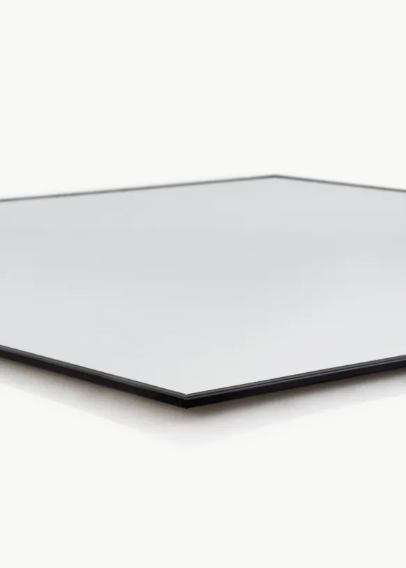 KAILA Square Mirror - Thin Black 60x60 cm