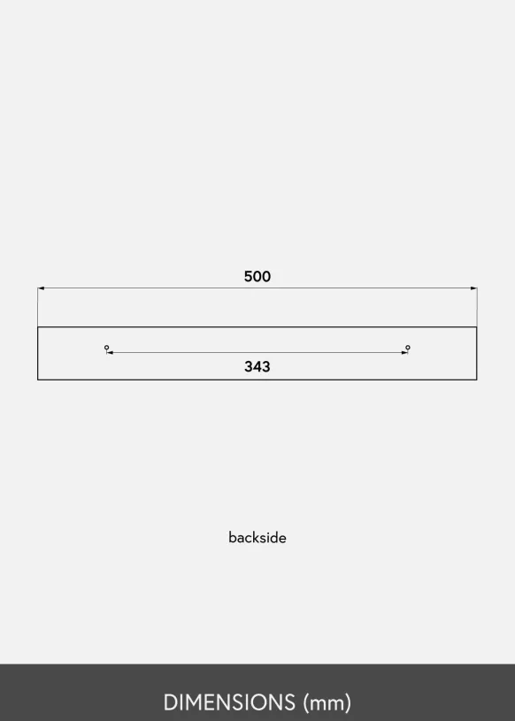 KAILA Tavelhylla Bambu 50 cm