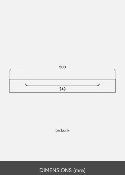 KAILA Tavelhylla Ek 50 cm