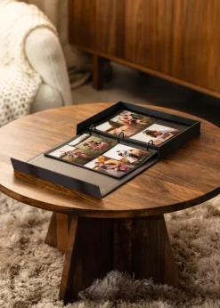 KAILA XOXO Black - Coffee Table Photo Album (60 Svarta Sidor / 30 Blad)