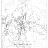 Karta - Kerava - Vit Poster (21x29.7 cm (A4))