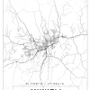 Karta - Mikkeli - Vit Poster (21x29.7 cm (A4))