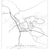 Karta - Stjørdalshalsen - Vit Poster (21x29.7 cm (A4))