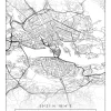 Karta - Stockholm - Vit Poster (21x29.7 cm (A4))