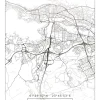 Karta - Tampere - Vit Poster (21x29.7 cm (A4))