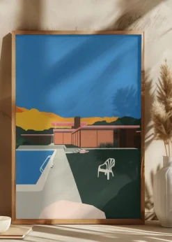 Kaufmann Desert House Poolside Poster (21x29.7 cm (A4))