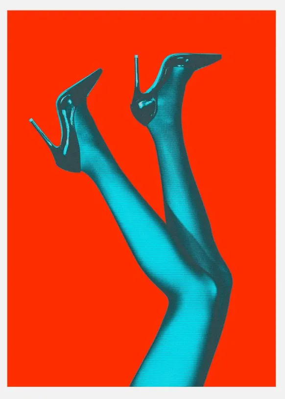 Kick Up Your Heels Canvastavla (30x40 cm)
