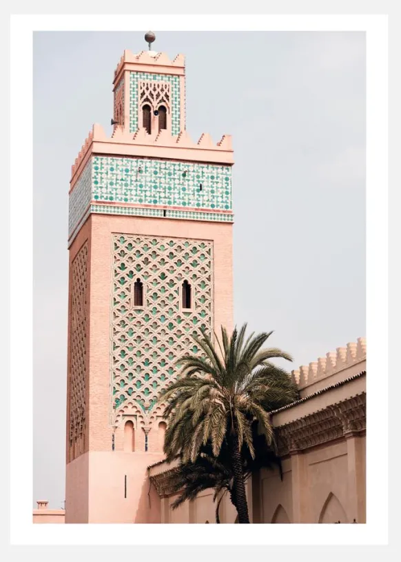 Koutoubia Mosque Canvastavla (30x40 cm)