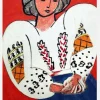 La Camicetta Romena 1940 - Henri Matisse Canvastavla (30x40 cm)