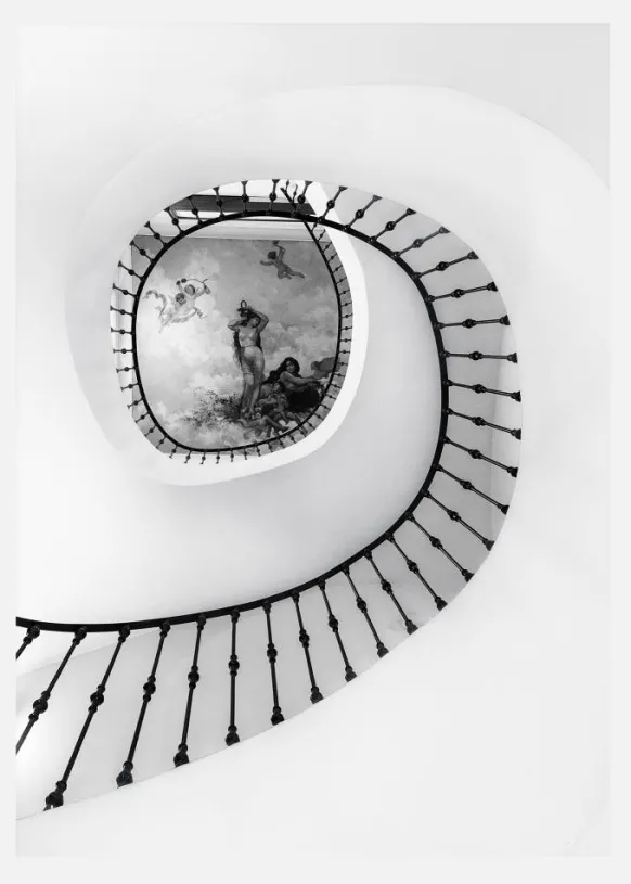 La Escalera Canvastavla (30x40 cm)