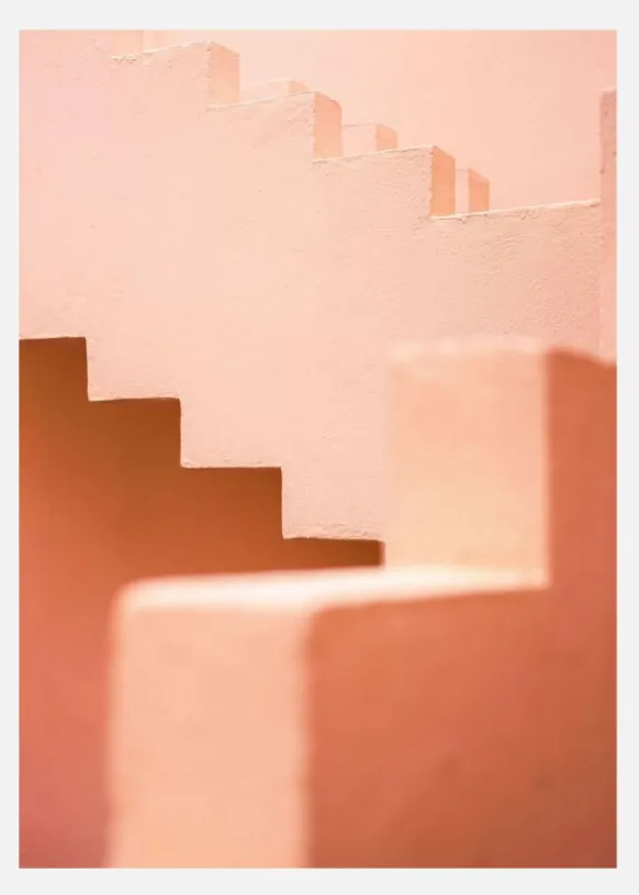 La Muralla Roja Pink Canvastavla (30x40 cm)