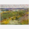 Landscape And Dots Canvastavla (30x40 cm)